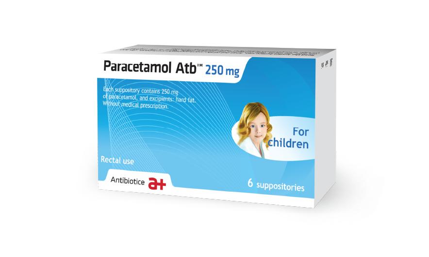 Paracetamol 250mg - 6 supp