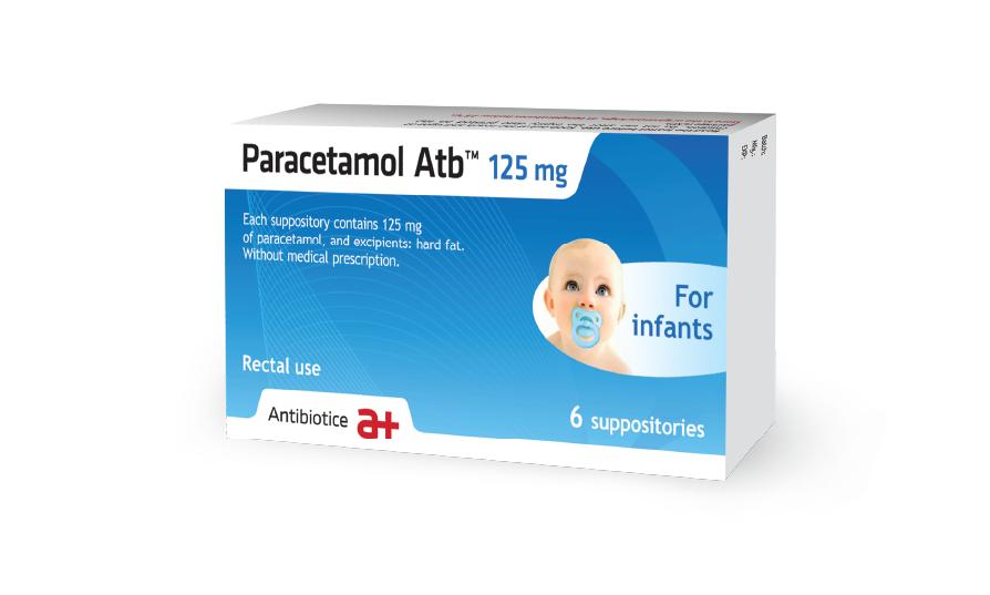 Paracetamol 125mg - 6 supp
