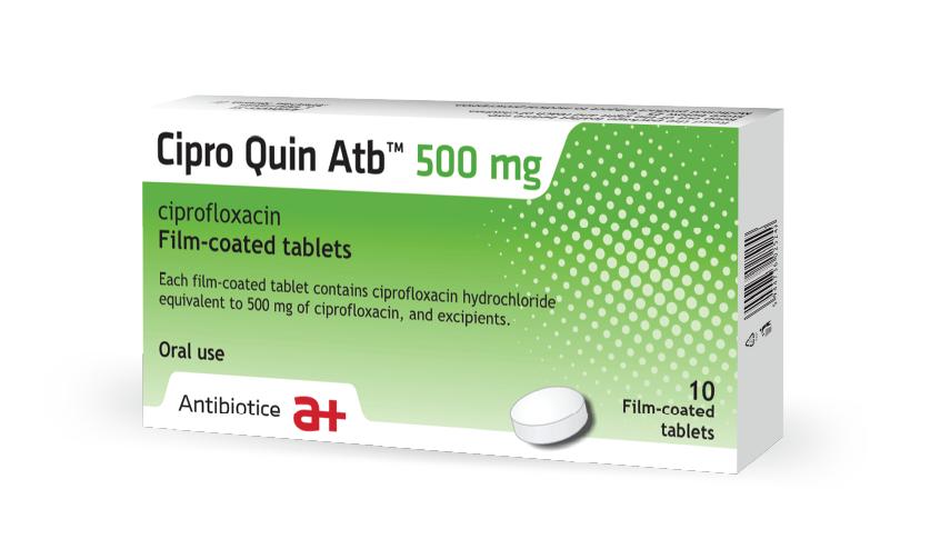 Cipro Quin 500mg - 10 Tab