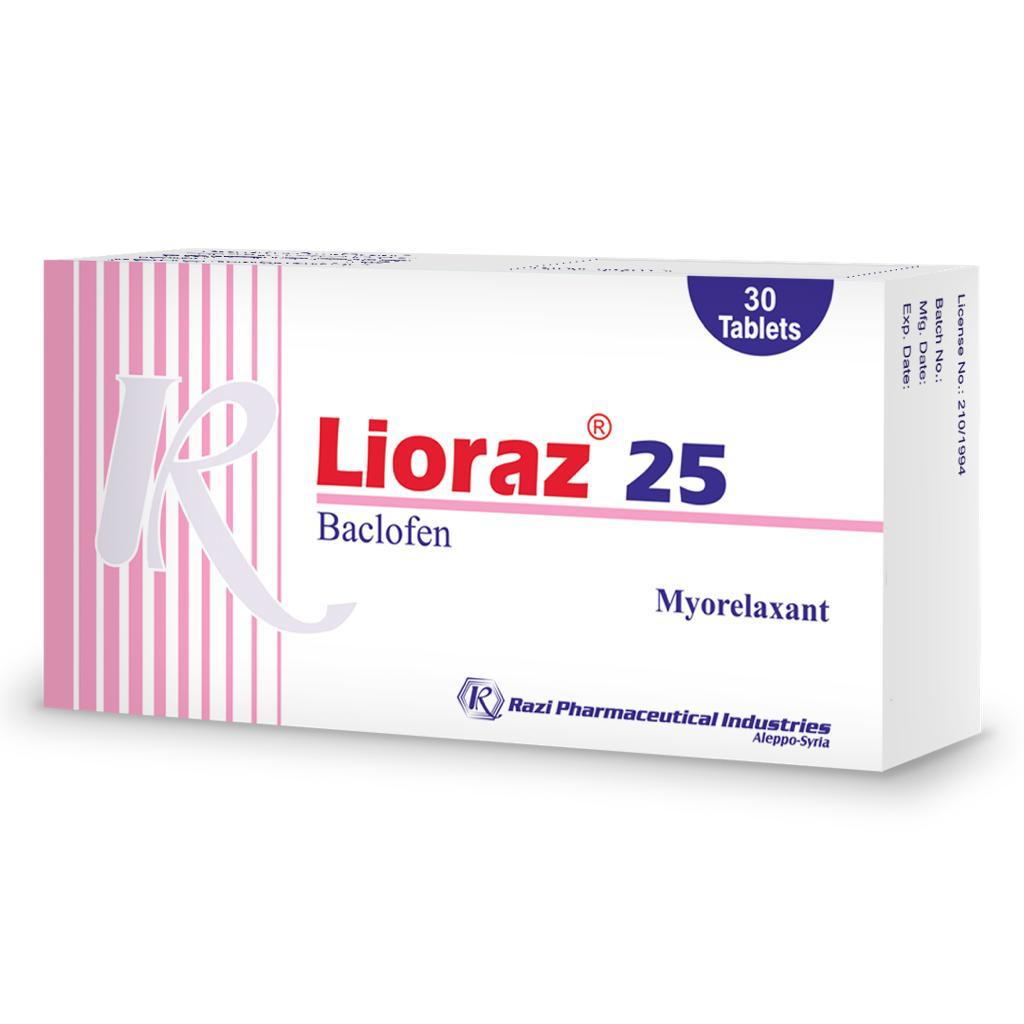 Lioraz ( Baclofen)25mg