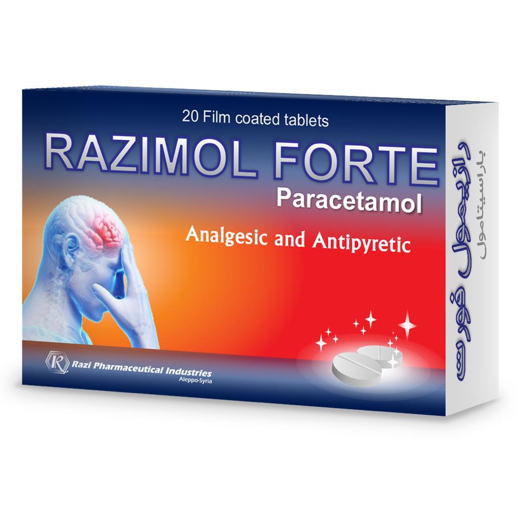 Razimol Forte (Paracetamol)1000mg - 20 Tab