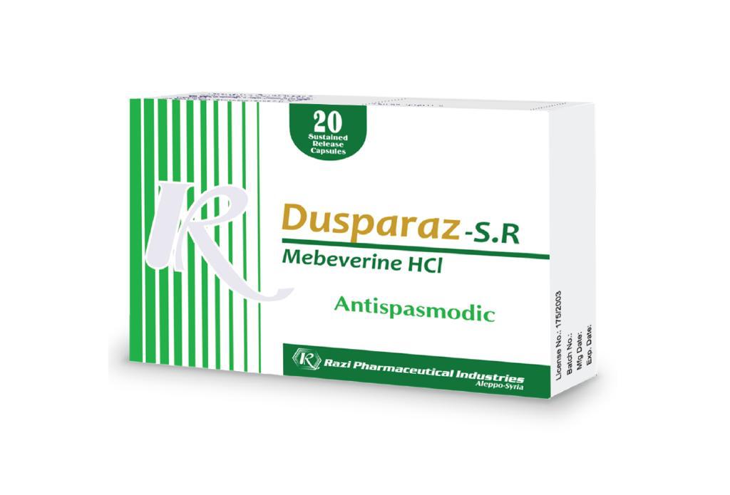 Dusparaz-S.R (Mebeverine HCL) Cap