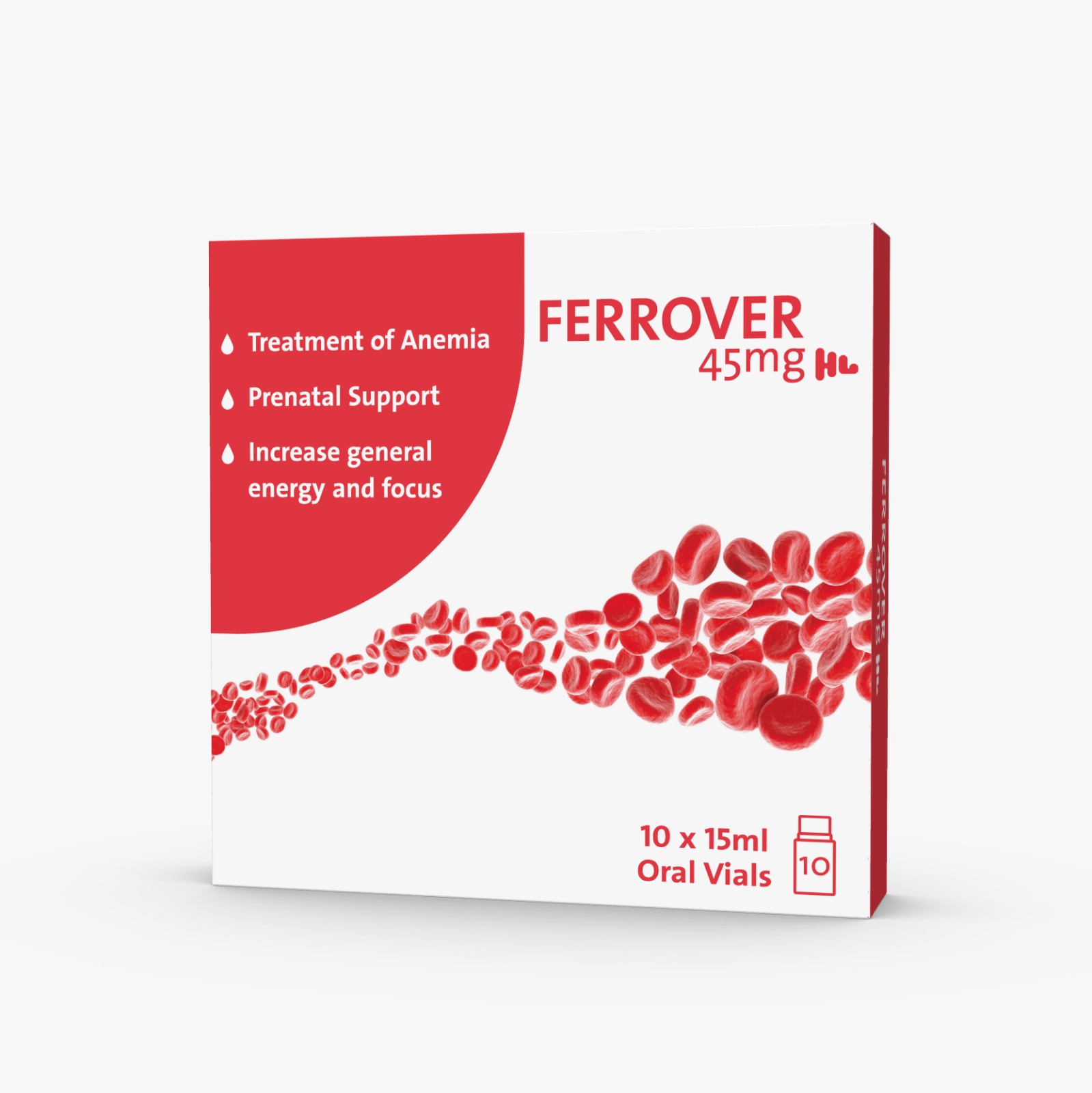 Ferrover oral vial 45mg - 10 Vial