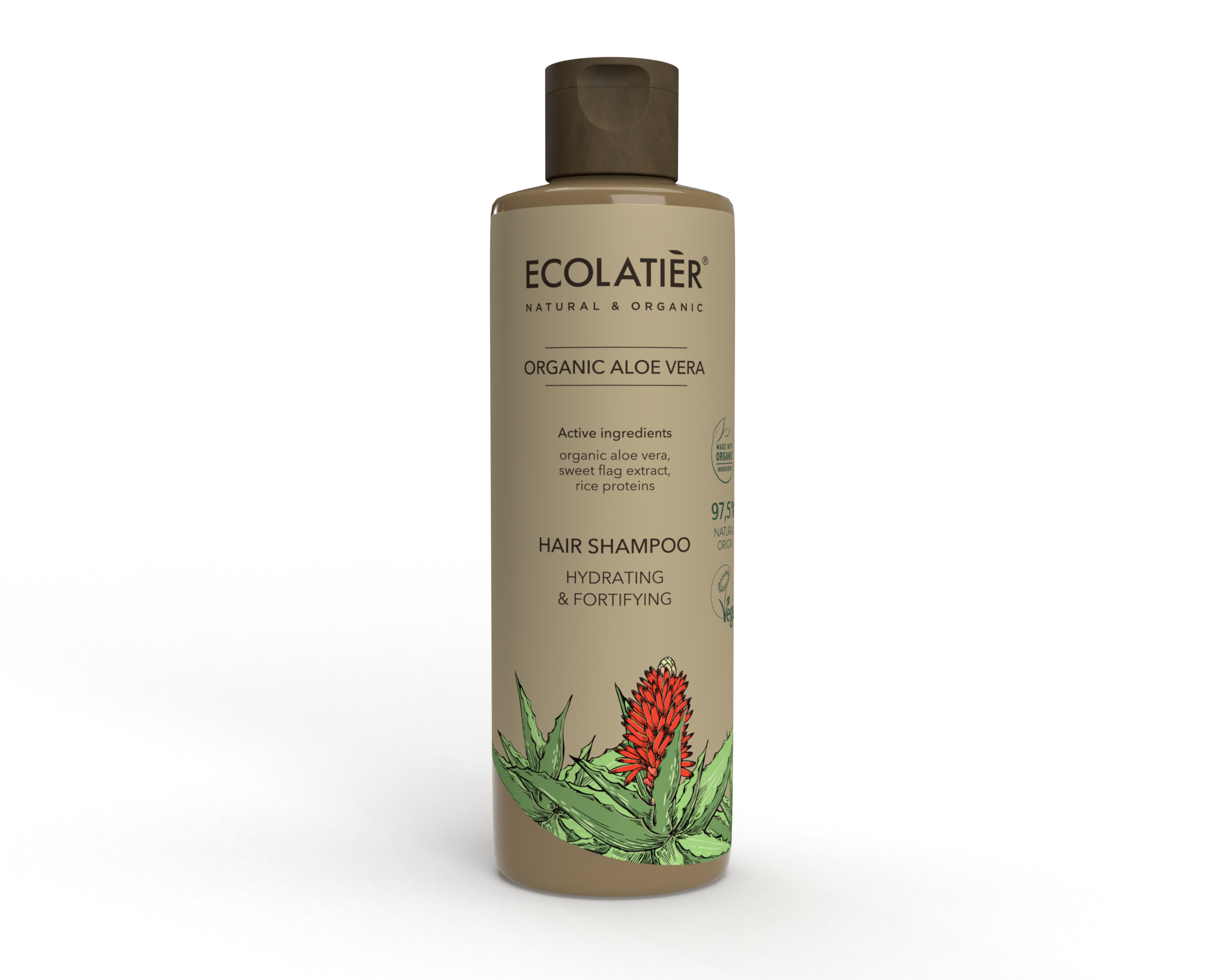 Hair Shampoo Hydrating & Fortifying Aloe Vera